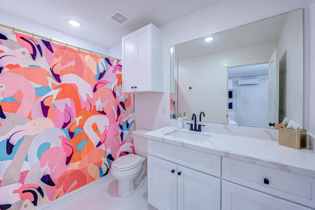 Pink Flamingo Studio Apartment Galveston Buitenkant foto